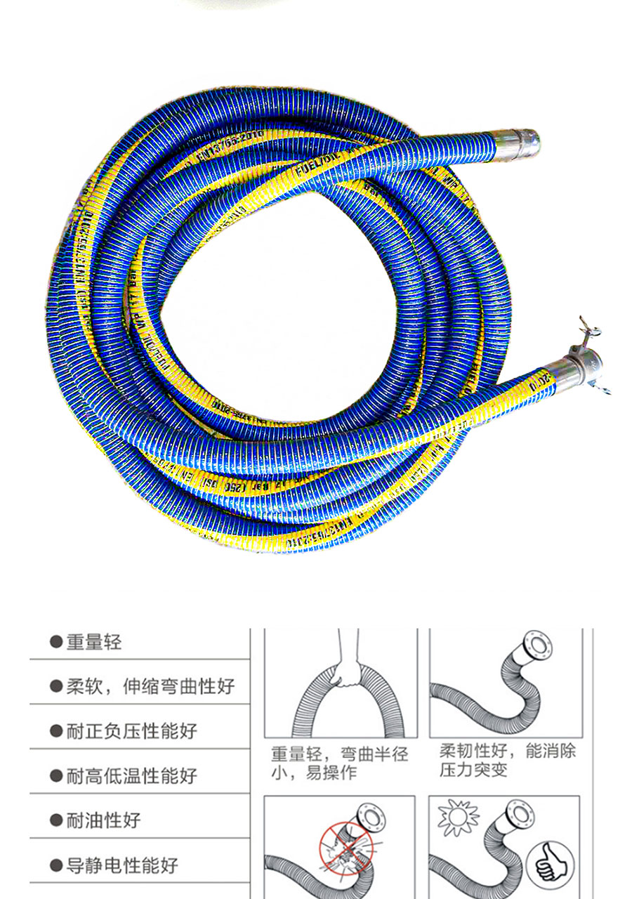 復合軟管檢查與化工軟管特色