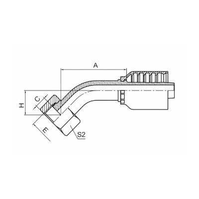 45°公制內螺紋平面 參考 REF GB/T 9065.3 20241-RW