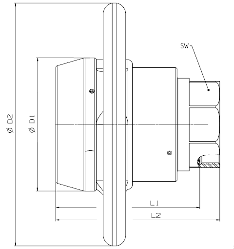       TRV         TRM     型號  通徑  末端  重量  D  D1  D2  L1  L2  SW     (kg) （mm） （mm） （mm） （mm） （mm） （mm）  TRM DN 25 G 1" 0.8 60 - - 78 90 38  TRM DN 32 G 1-1/4" 1.5 76 - - 88 99 48  TRM DN 40 G 1-1/2" 2 - 89 200 99 115 56  TRM DN 50 G 2" 2.6 - 106 220 121 130 68  TRM DN 65 G 2-1/2" 5.1 - 121 240 139 151 84  TRM DN 80 G 3" 6.7 - 148 270 160 160 96  TRM DN 100 G 4" 11.7 - 180 319 177 200 126  TRV DN 25 G 1" 0.3 44 - - 41 53 38  TRV DN 32 G 1-1/4" 0.5 54 - - 54 65 48  TRV DN 40 G 1-1/2" 0.8 63 - - 61 76 56  TRV DN 50 G 2" 1.2 80 - - 66 84 68  TRV DN 65 G 2-1/2" 1.8 94 - - 74 95 84  TRV DN 80 G 3" 3.2 118 - - 84 105 96  TRV DN 100 G 4" 5.6 146 - - 91 113 126    產品：干式快速接頭TR系列  品牌：Roman Seliger 工業接頭 干式快速接頭  簡介：Roman Seliger干式快速接頭TR系列，適合流體操作的所有裝卸點和轉移區域； 特別適用于包含危險物料的運輸； 可用于所有流體（液體和氣體），包括快速硬化、高粘度介質； 適用于各種軟管